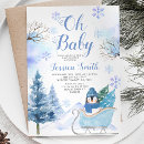 Search for arctic baby shower invitations Winter arctic animal
