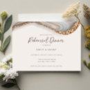 Search for marble rehearsal dinner invitations Agate