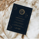 Search for mystical wedding invitations Moon and stars