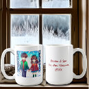 Search for our first christmas mugs Couple