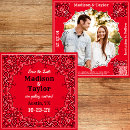 Search for red bandana invitations Western