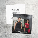Search for strength business cards Modern