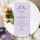 Search for wedding menus Purple