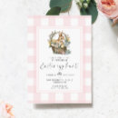Search for egg basket invitations Bunny rabbit
