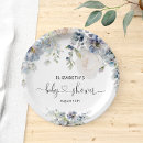 Search for blue flower plates Watercolor floral