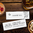 Search for drink voucher weddings Black and white