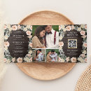 Search for 3 in one wedding invitations Photo collage