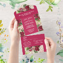 Search for burgundy rose wedding invitations All in one