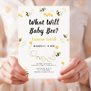Search for bumblebee gender reveal invitations Honeybee