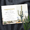 Search for western engagement party invitations Desert