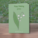 Search for lily of the valley birthday cards May