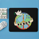 Search for world peace mousepads Peace on earth