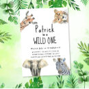 Search for safari animals invitations Jungle