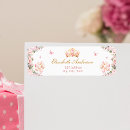 Search for princess baby shower return address labels Birthday