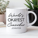 Search for coworking mugs World's okayest coworker