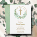 Search for eucalyptus christening invitations Cross