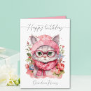 Search for cute cat birthday cards Watercolor