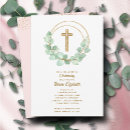 Search for eucalyptus christening invitations Cross