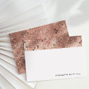 Search for metal note cards Rose gold