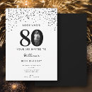 Search for look whos 80 invitations Modern