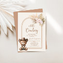 Search for cowboy baby boy shower invitations Boho