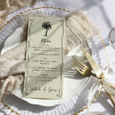 Search for palm tree menus Vintage