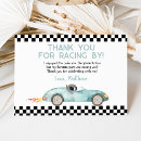 Search for race car thank you cards Growing up two fast