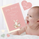 Search for floral baby sprinkle invitations Pink