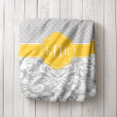 Search for grey and yellow blankets Pattern