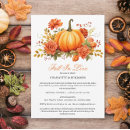 Search for fall couples shower invitations Rustic