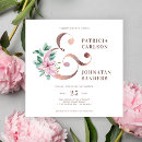 Search for rose gold floral invitations Eucalyptus greenery