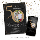 Search for 50th anniversary vow renewal invitations Calligraphy