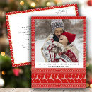 Search for knitted christmas cards Red
