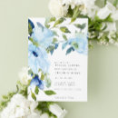 Search for light blue bridal shower invitations Floral