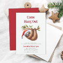 Search for sloth christmas invitations Funny