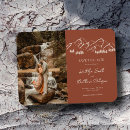 Search for nature wedding save the dates Pine tree