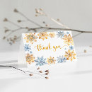 Search for snowflake thank you cards Gender neutral