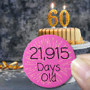 Search for 60th birthday badges Sixtieth
