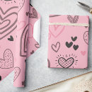 Search for doodle wrapping paper Hearts
