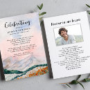 Search for celebration of life religious invitations In loving memory