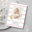 Search for moon birth announcement cards Simple