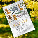 Search for safari 1st birthday invitations Boy