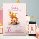 Search for bear and cake invitations Girl