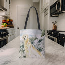 Search for golden retriever tote bags Watercolor