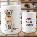 Search for i love my labrador retriever mugs Yellow lab