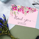 Search for bright floral thank you cards Elegant