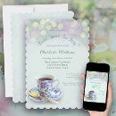 Search for bridal tea party invitations Green