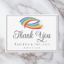 Search for artistic wedding thank you cards Chic