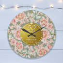 Search for golden wedding anniversary clocks Couples