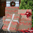 Search for bright red wrapping paper Christmas lights